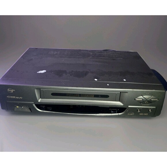 Philips Magnavox VRA633AT21 VHS HQ 4-Head VCR Video Cassette Recorder Tested - Picture 1 of 7